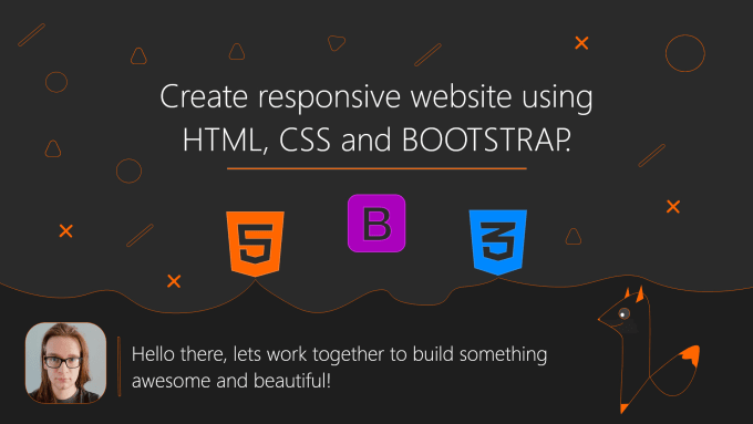 Create a web page using html css and javascript by Wilchu | Fiverr