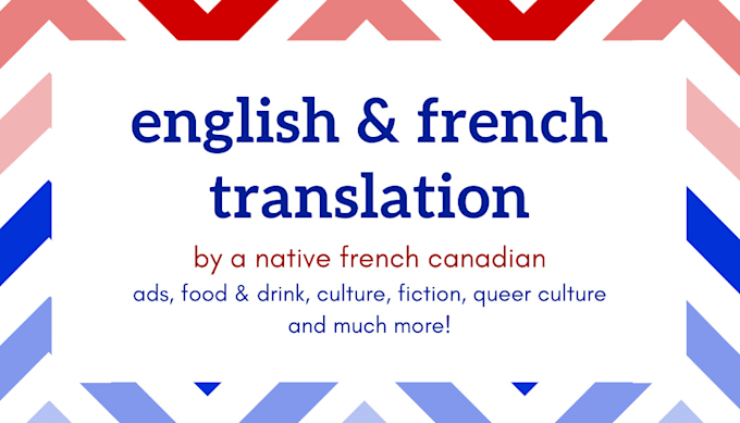 Translate Your Text From English To French Canadian Or French To English By Emilienantel Refers to person, place, thing, quality, etc. fiverr
