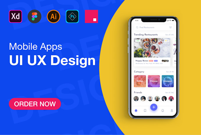 do app ui ux screenshot mockup design, prototype in figma