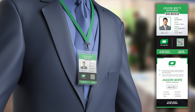 design your id and business card with an attractive look
