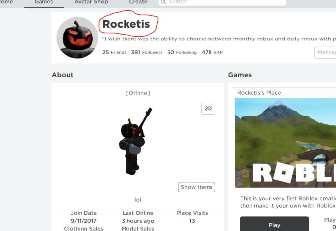 Give You A Cool Roblox Username By Exoridtellem - roblox username with