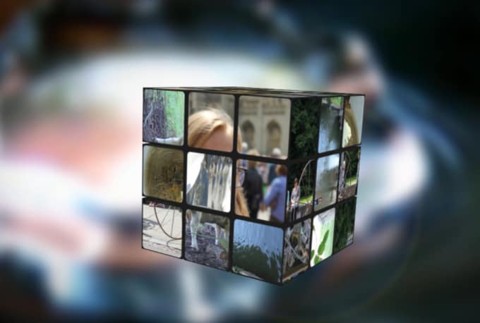 create an Animated Rubik Cube Video