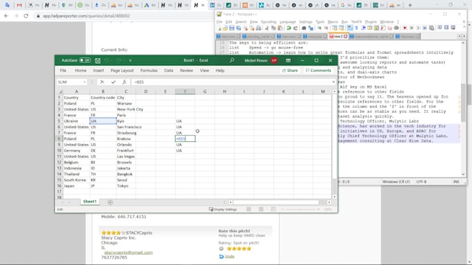 Create custom microsoft excel macro using visual basic by Moe_manesh ...