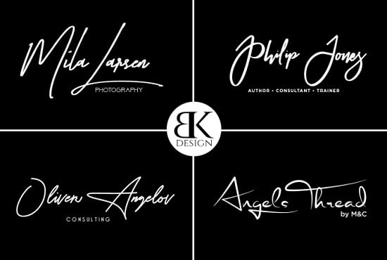 Create signature logo for your company by Shakirsharif