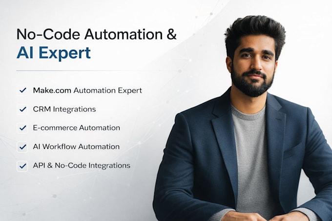 help you automate your business processes using make com and ai