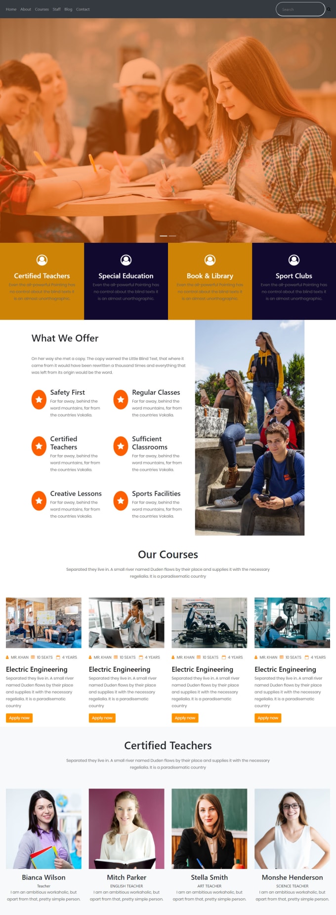 how to create 3 pages in html