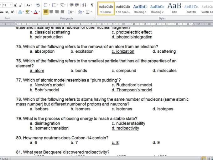 Make test questions for your topic fast and cheap by Tjm_ph Fiverr