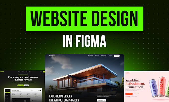 create website design a UX UI figma