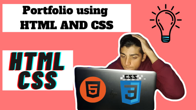 Make a professional portfolio using html and css by Haris_iftikhar | Fiverr