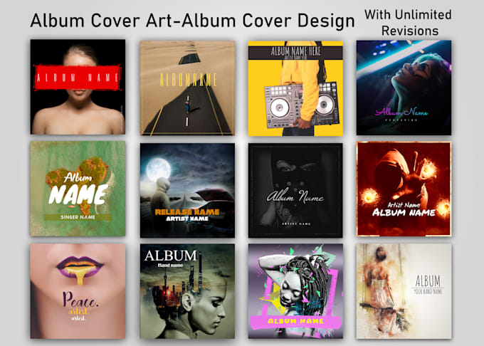 design eye catching your album cover art or music artwrok