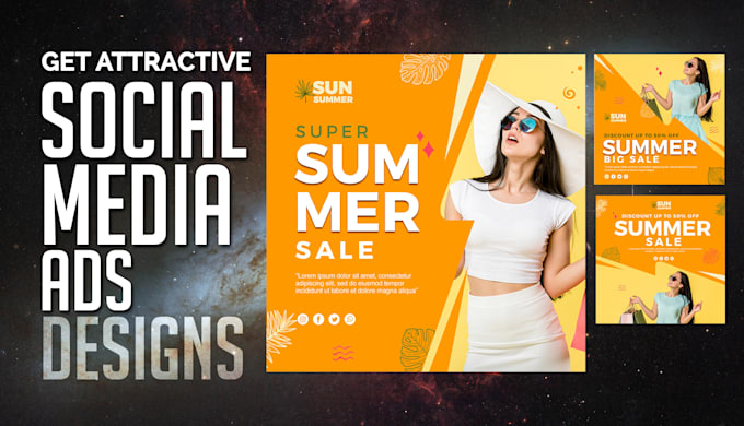design social media post creative ads stories