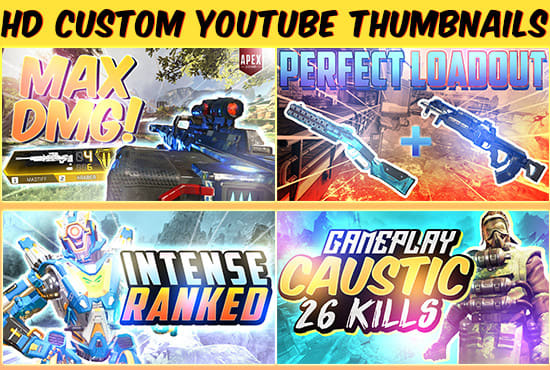 Make An Awesome Apex Legends Youtube Thumbnail By Sharonsketches Fiverr 3322