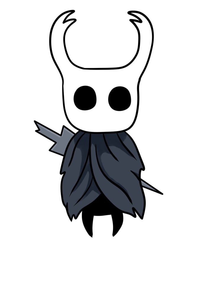 draw characters with the hollow knight art
