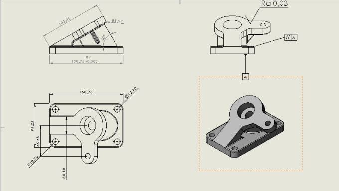2d drawing to 3d model