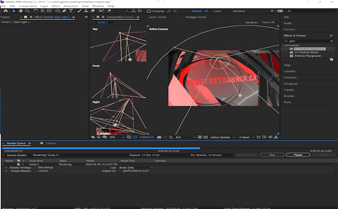 create incredible 3d animated title sequences
