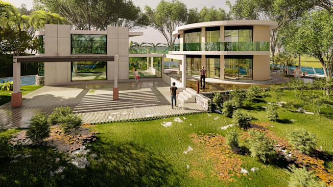 design your architectural 3d modeling and rendering