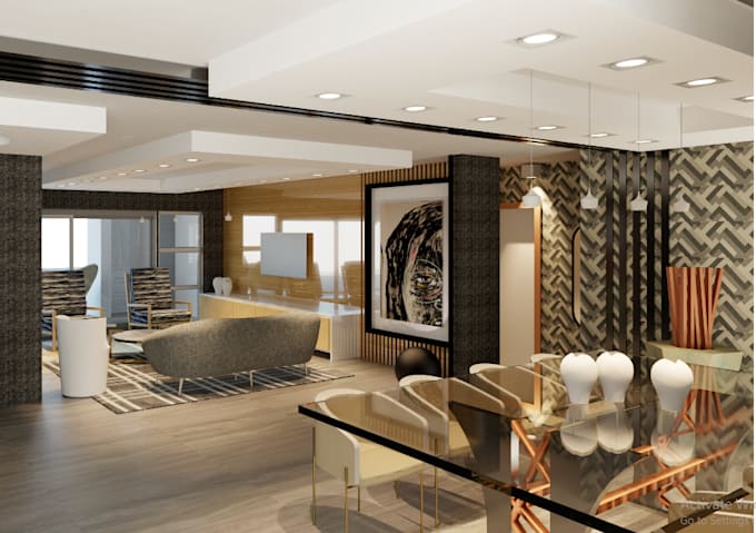 Interior design visualization project by Kayadesignhub | Fiverr