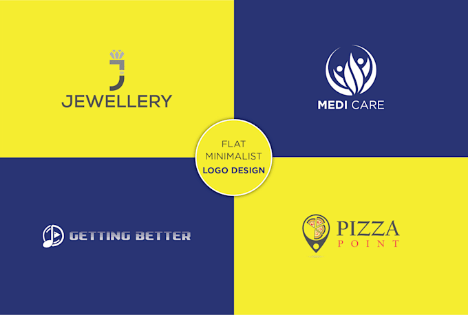 design a professional flat minimalist logo