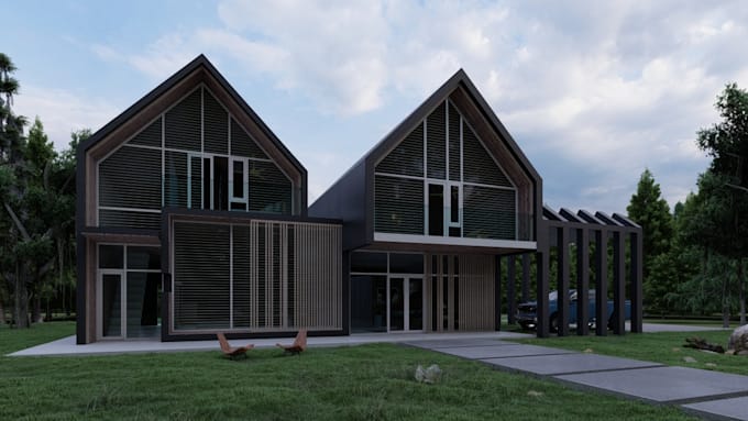 make architecture  animation video render