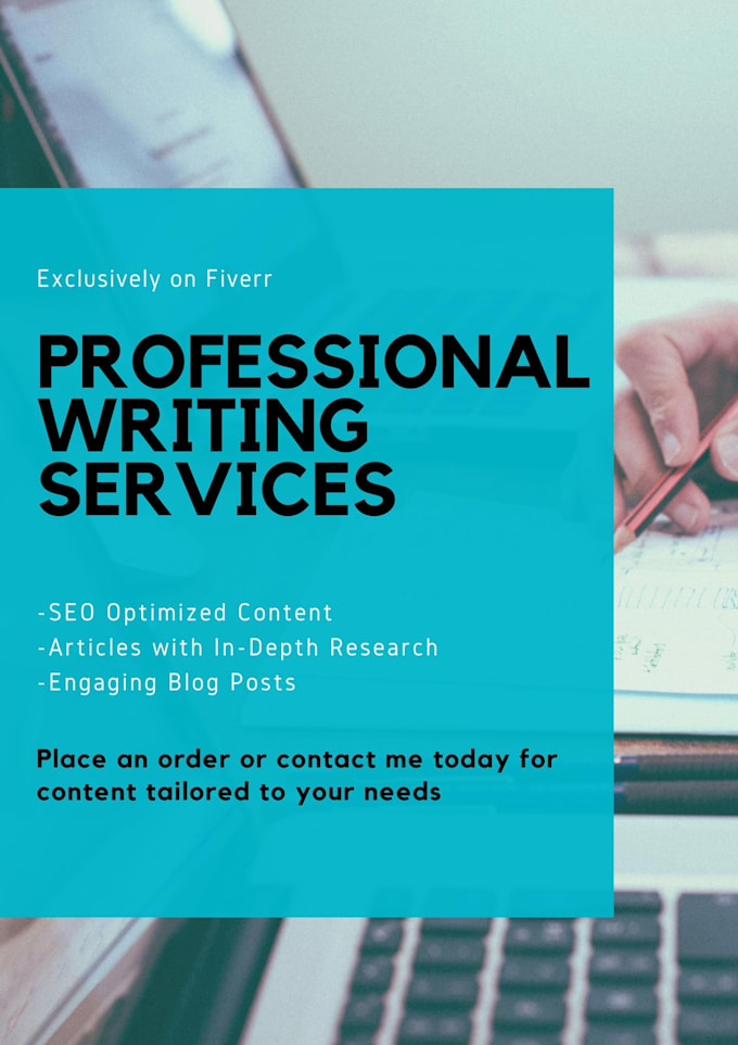 write high quality articles and blog posts