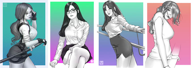 Draw Sexy Or Cute Anime Girl For You By Gypsy404