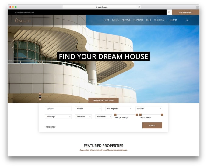 design your real estate website on wordpress and wix