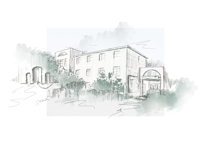 do hand drawn architectural sketches