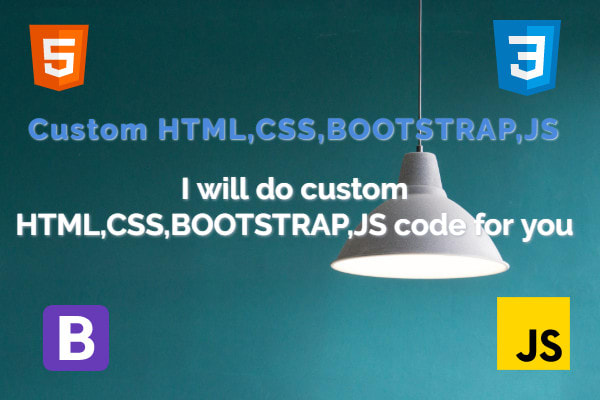 Do custom html , css, bootstrap,javascript code by Lanastarc | Fiverr