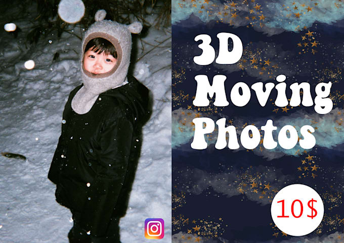 edit pics into stereoscopic 3d effect for instagram