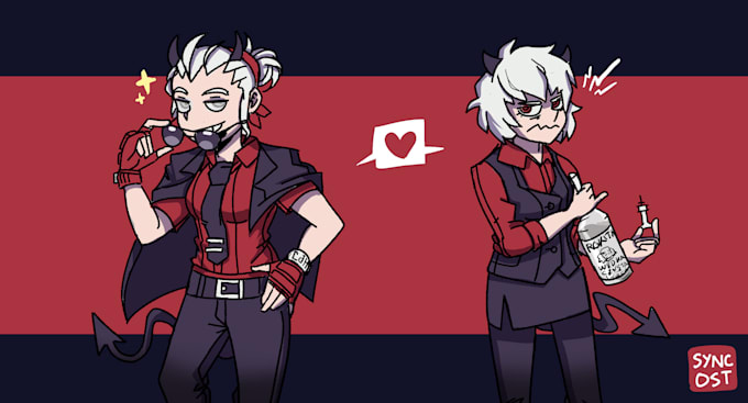draw your customized anime comic art character illustration