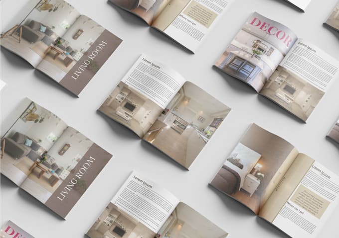do magazine, catalog, book designing for digital, online or print