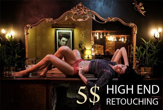 do photo retouching, photo editing