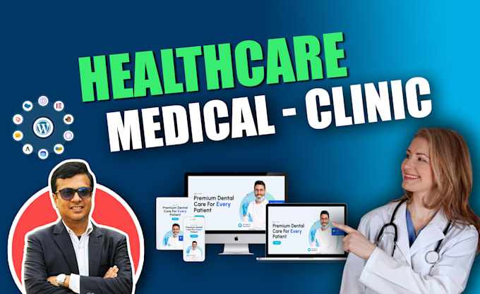 design medical, clinic and healthcare website