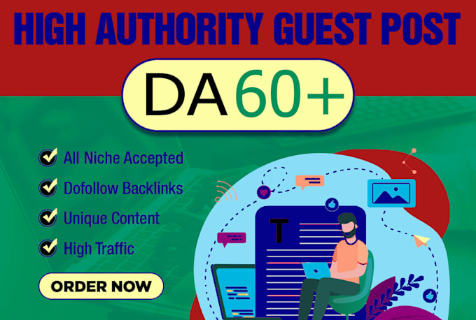 do professional guest post high authority da 60 plus
