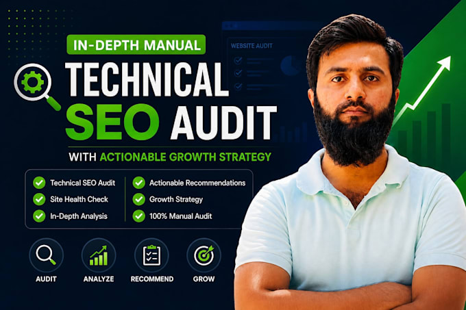do an indepth manual technical SEO audit with an actionable growth strategy