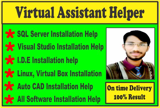 help to install the sql visual studio autocad ide  and linux
