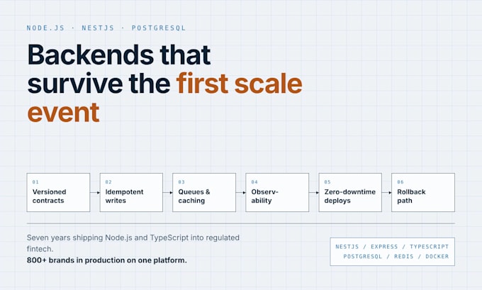 build a production ready nodejs nestjs rest api backend and microservices
