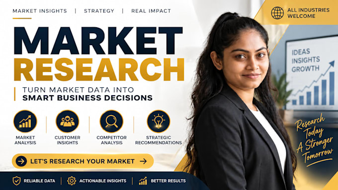 do strategic market research and competitor analysis