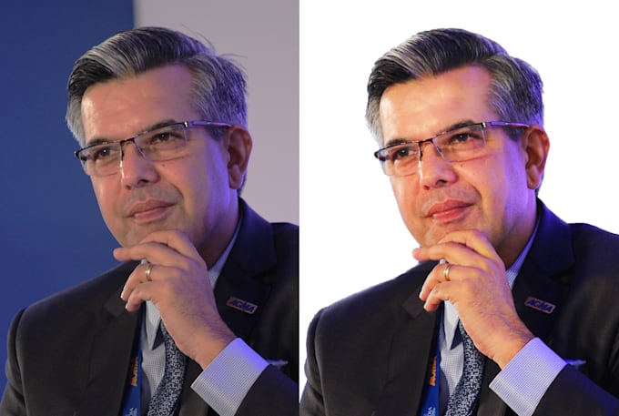 do corporate headshot editing, portraits background change