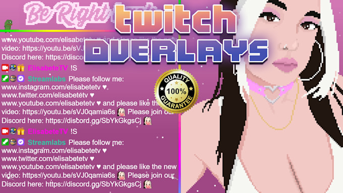 create you a pixel art overlay scene