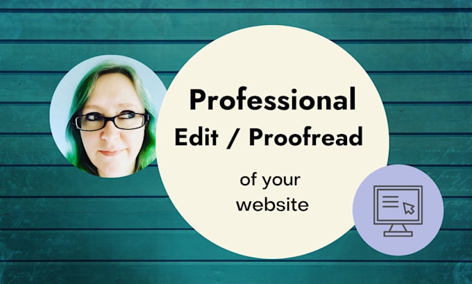 professionally edit or proofread your website copy