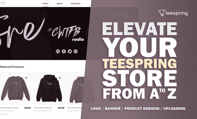 set up your teespring store from a into z