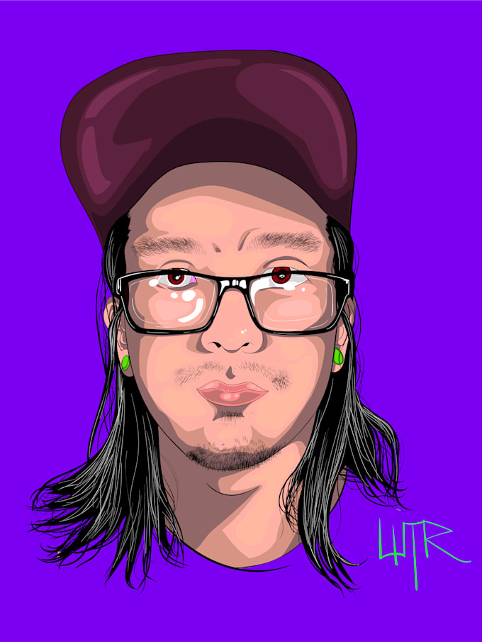 Cartoon a bust of your head using your photo by Wtrcreativesoul Fiverr