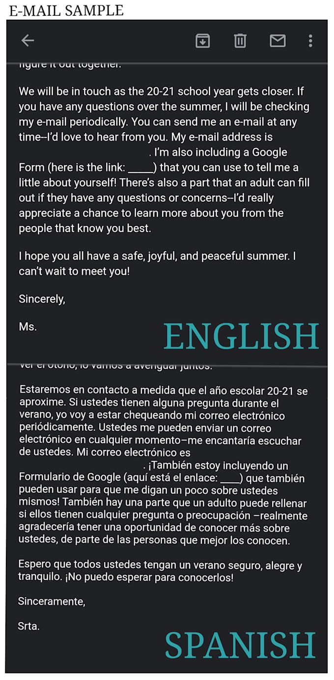 Translate To Spanish Your English Text By Bleonr Use translate.com to translate words, phrases and texts between 90+ language pairs. fiverr