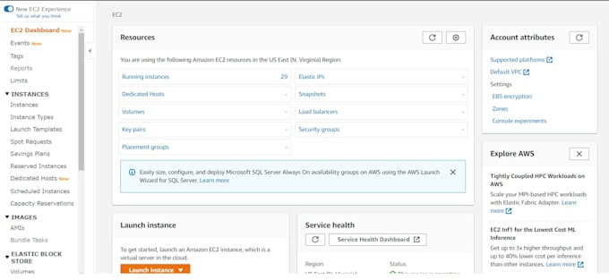 aws services support and deployment