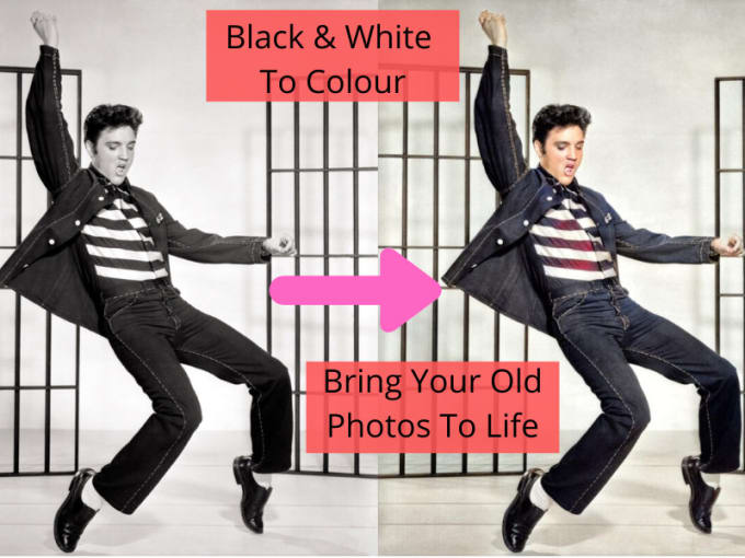 convert black and white to color