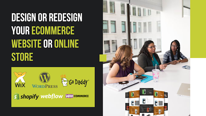 design or redesign your ecommerce website or online store