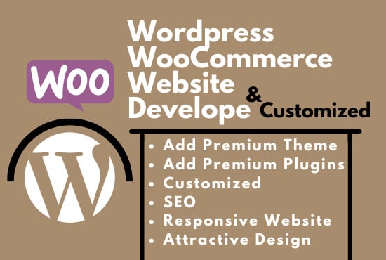 optimize and develop woocommerce wordpress website store