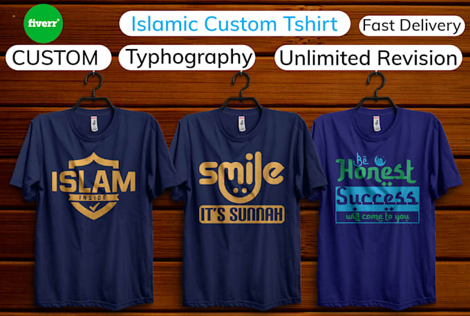 do modern awesome islamic tshirt design