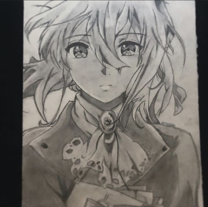 Draw Any Manga Or Anime Character You Want By Christiancaiza